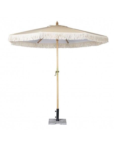 Parasol rond à rayures Bolero Sicile 2,5m