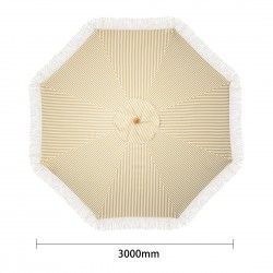 Parasol rond à rayures Bolero Sicile 2,5m 2