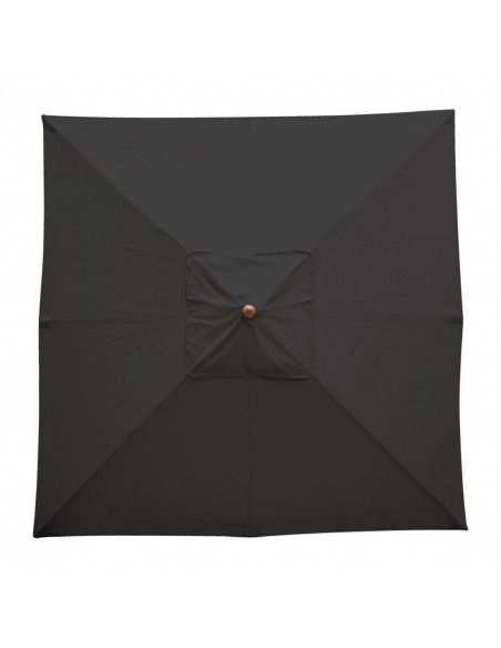 Parasol carré Bolero 2,5m noir