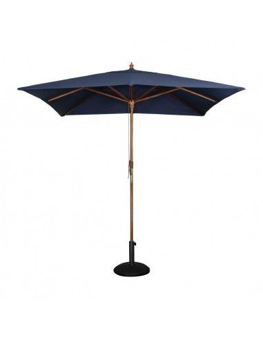 Parasol carré Bolero 2,5m bleu marine