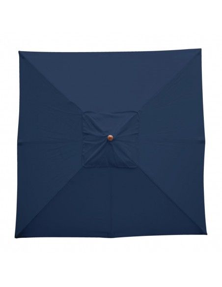 Parasol carré Bolero 2,5m bleu marine