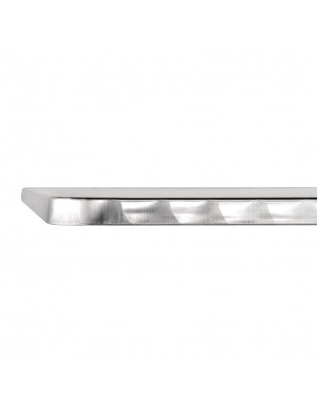 Table bistro carrée Bolero acier inoxydable 700mm