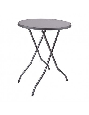 Table haute ronde pliante Barcelona 85cm