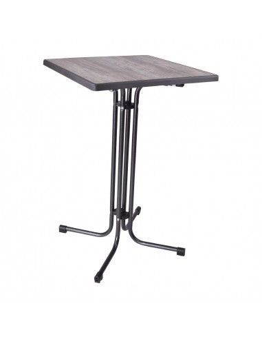 Table haute carrée pliante Limburg 70cm