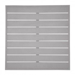 Plateau de table carré en aluminium Bolero gris clair 700 mm