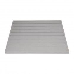 Plateau de table carré en aluminium Bolero gris clair 700 mm 2