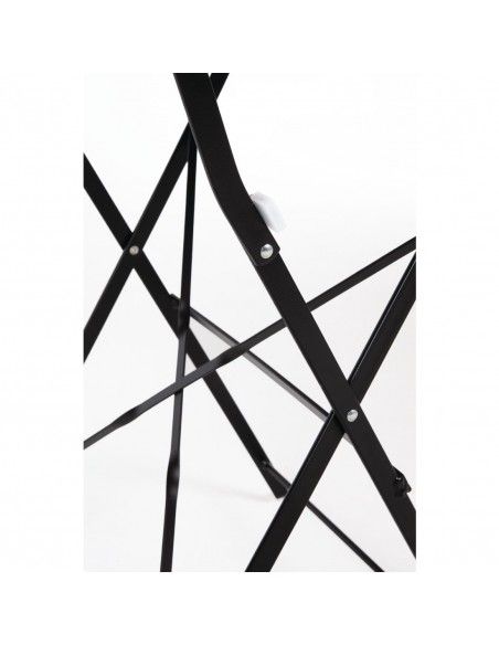 Table bistro carrée en imitation bois Bolero 600mm