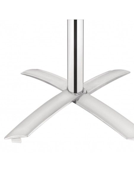 Table bistro carrée plateau basculant frêne Bolero 600mm
