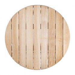 Table ronde en frêne et aluminium Bolero 600mm 2