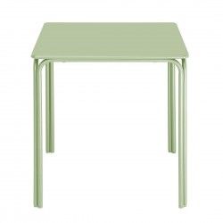Table carrée en acier Bolero Adeline 700mm vert clair 2