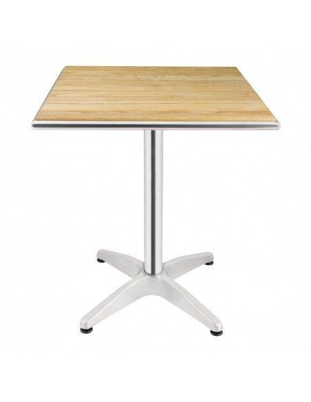 Table carrée en frêne Bolero 600mm