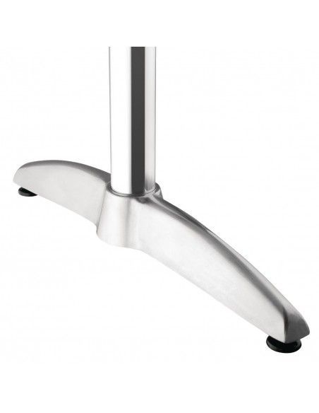 Table rectangulaire à deux pieds Bolero 600mm