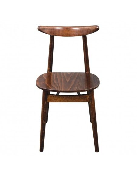 Chaises en bois courbé Fameg Cowhorn noyer naturel (lot de 2)