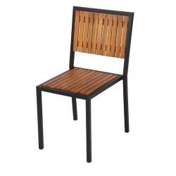 Chaises en acier et acacia Bolero (lot de 4) 2