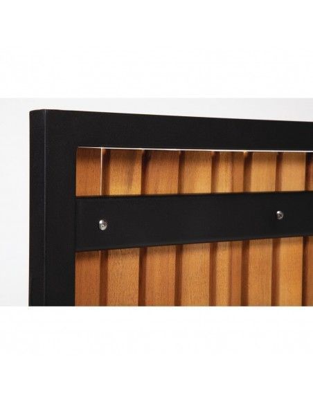 Chaises en acier et acacia Bolero (lot de 4)