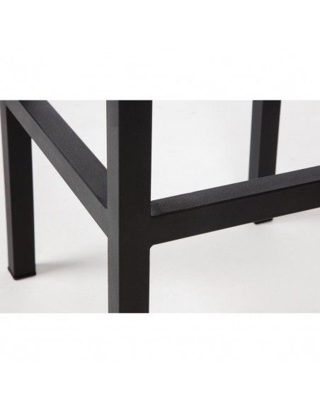 Tabourets de bar en acier et acacia Bolero (lot de 2)