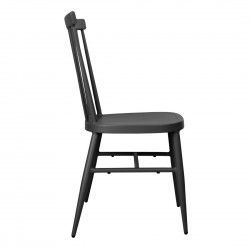 Chaises en aluminium Bolero Windsor noires (lot de 4) 2