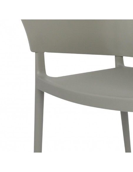 Fauteuils Lorenzo Café Bolero gris (lot de 2)
