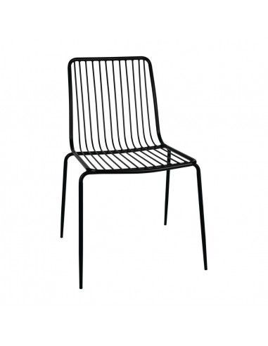 Chaises en fils d'acier Bolero (lot de 4)