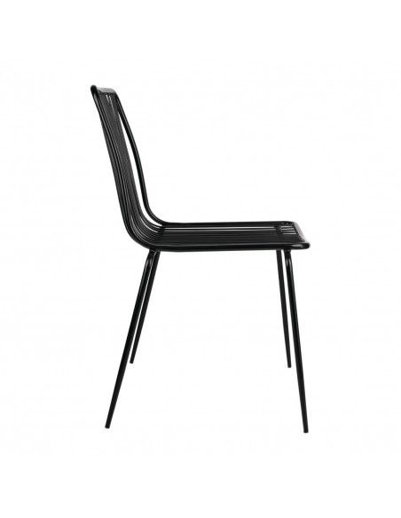 Chaises en fils d'acier Bolero (lot de 4)