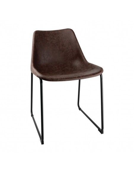 Chaises Bolero Rodeo noires (lot de 2)