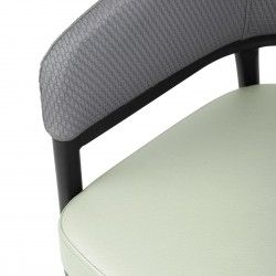 Fauteuils d'intérieur Bolero Meridian gris / pistache (lot de 2) 2