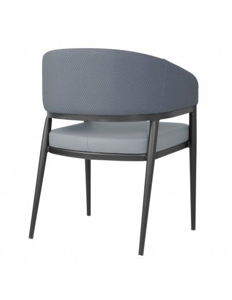 Fauteuils d'intérieur Bolero Meridian bleus (lot de 2)