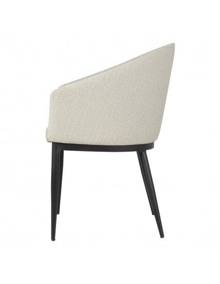 Fauteuils d'intérieur Bolero Meridian écrus (lot de 2)
