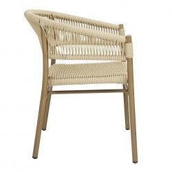 Fauteuils en corde naturelle tressée Bolero Florence (lot de 2) 2