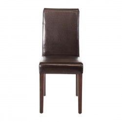 Chaises en simili cuir Bolero marron foncé (Lot de 2) 2