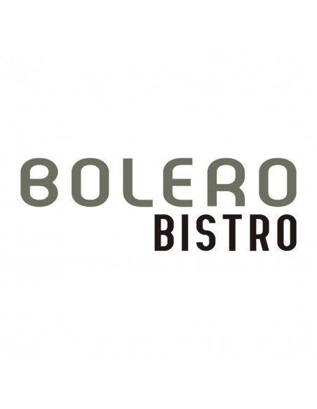 Chaises en acier avec assise en bois Bolero Bistro gris métallisé (lot de 4)