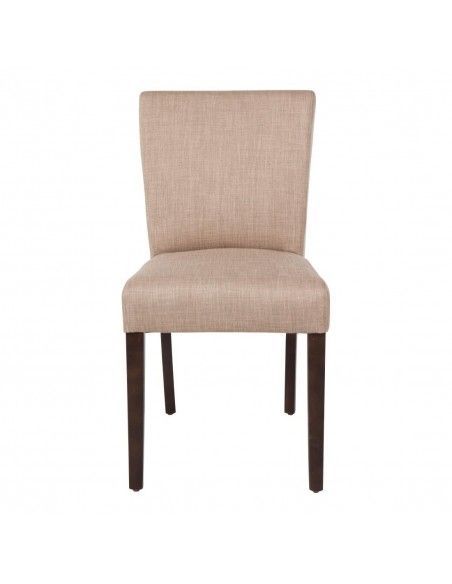 Chaise contemporaine Bolero en toile de jute écrue lot de 2