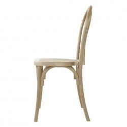 Chaises en résine style bois courbé Bolero Soho coloris naturel (lot de 4) 2