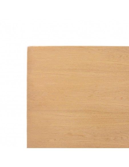 Plateau de table rectangulaire pré-percé coloris frêne naturel Bolero 700 x 1100mm