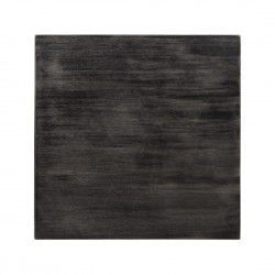 Plateau de table carré pré-percé vintage noir Bolero 700mm