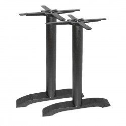 Pied de table double en fonte Bolero (Lot de 2)