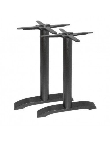 Pied de table double en fonte Bolero (Lot de 2)