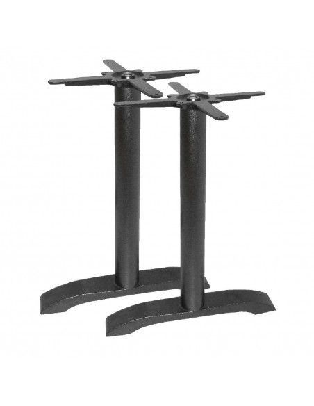 Pied de table double en fonte Bolero (Lot de 2)