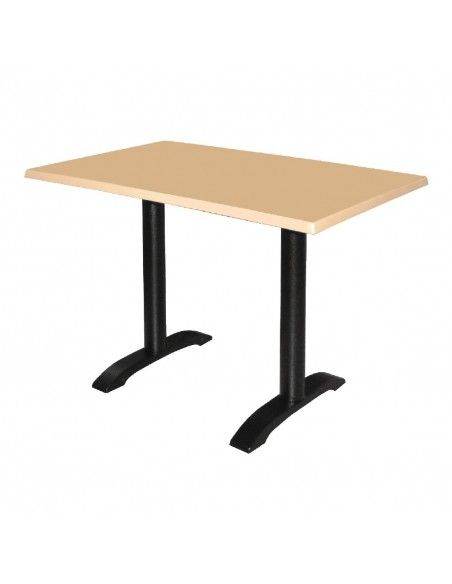 Pied de table double en fonte Bolero (Lot de 2)