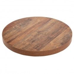 Plateau de table rond Bolero 60 cm effet bois vieilli 2