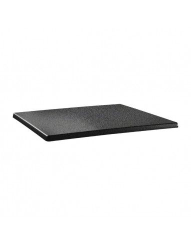 Plateau de table rectangulaire Topalit Classic Line 120x80cm anthracite