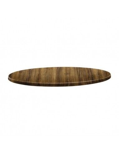 Plateau de table rond Topalit Classic Line 60cm atacama cherry