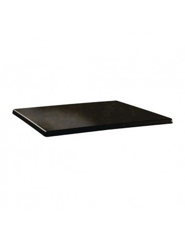 Plateau de table rectangulaire Topalit Classic Line 110x70cm cyprus metal