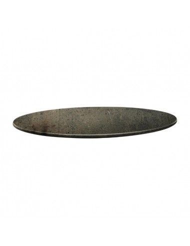 Plateau de table rond Topalit Smartline 80cm béton