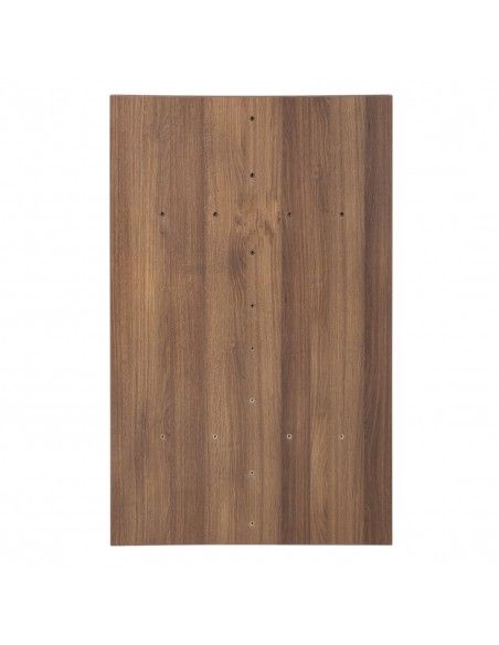 Plateau de table rectangulaire pré-percé Bolero chêne rustique 700mm