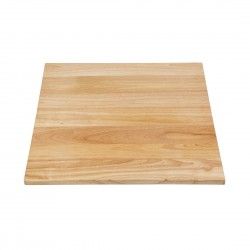 Plateau de table carré pré-percé coloris bois naturel Bolero 700mm 2