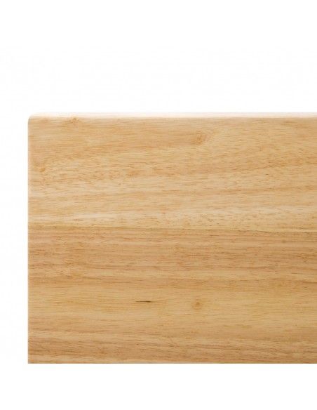 Plateau de table carré pré-percé coloris bois naturel Bolero 700mm