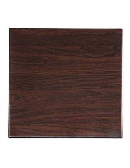 Plateau de table carré Bolero marron foncé 600mm