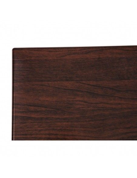 Plateau de table carré Bolero marron foncé 600mm