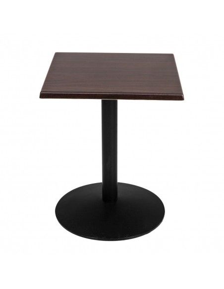 Plateau de table carré Bolero marron foncé 600mm